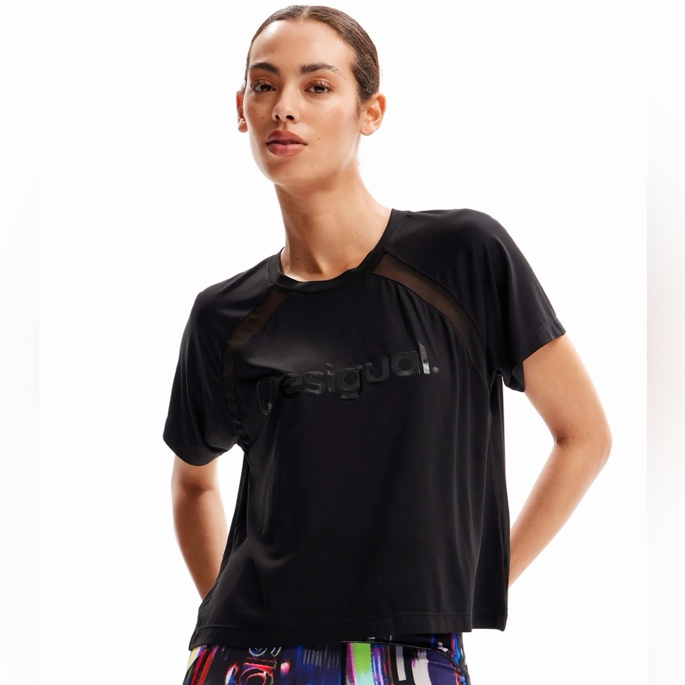 🔥NWT Oversized Desigual Mesh Tee
